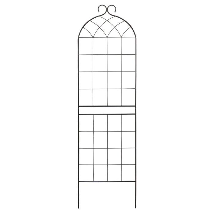 BESK Dekoratīvs režģis metāla 50x180cm, melns (4750959154533)