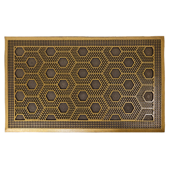 BESK Kājslauķis 45x75cm gumijas zelta brūns