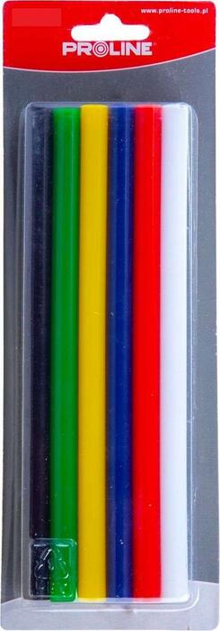 PROLINE Brusiņi līmes 8x100mm krāsaini 12gb