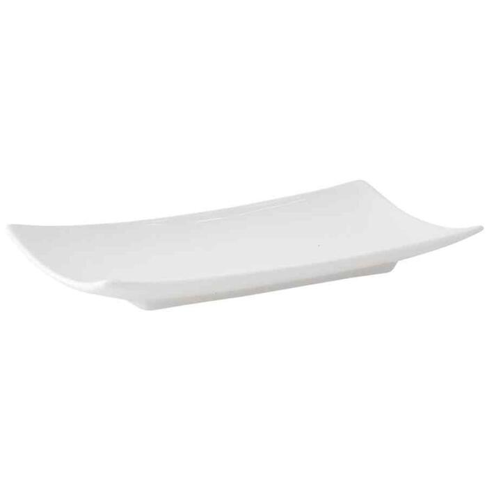 AMBITION Šķīvis servēšanai Salsa 21.5x10cm porcelāna, balts (5904134623904)