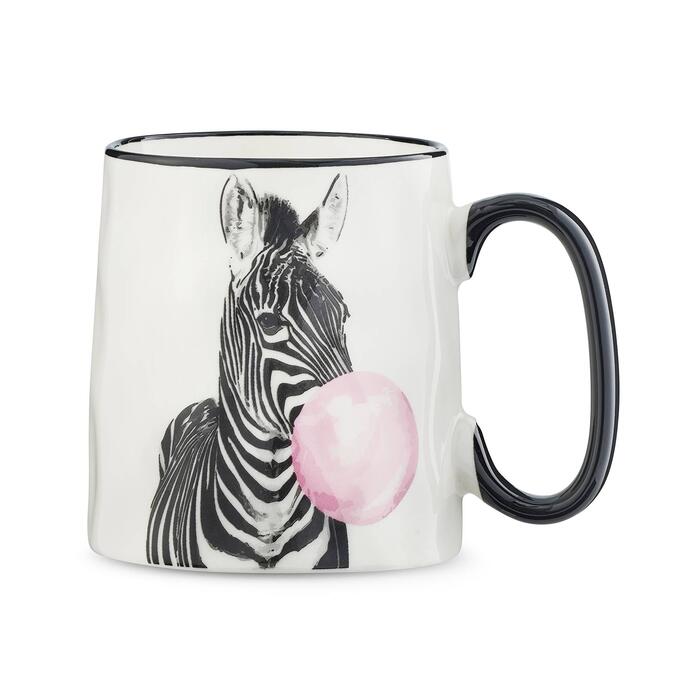Krūze keramiska Zebra ar buble gum 400ml (5907530431746)