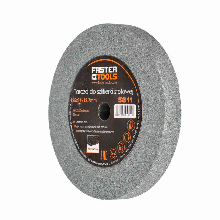Faster Tools Abr.slīpripa 125x16x12.7mm
