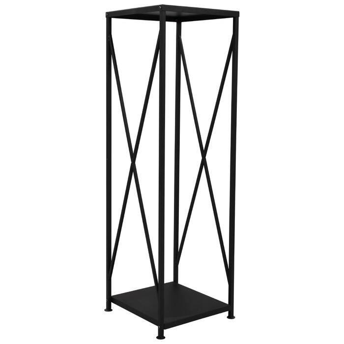 DOFLAME Malkas turētājs H162-B, 34x34x111cm, melns (4750959148693)