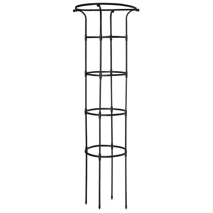 BESK Atbalsts telpaugiem D32/D50cm H155cm, melns