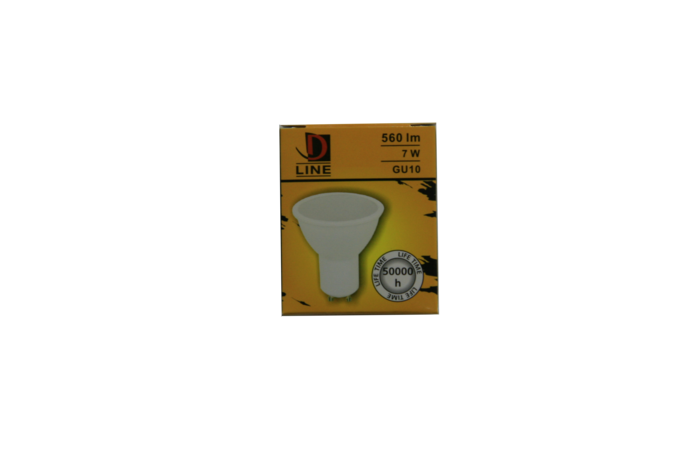 D Line LED spuldze 7W GU10