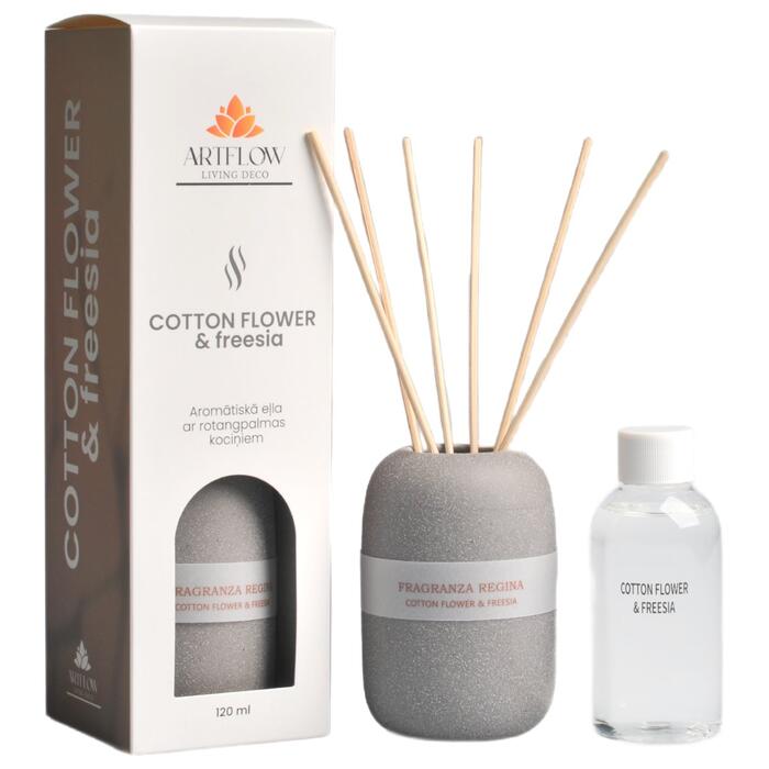 ArtFlow Aromātiskā eļļa COTTON FLOWER & FREESIA, 120ml (4750959136225)