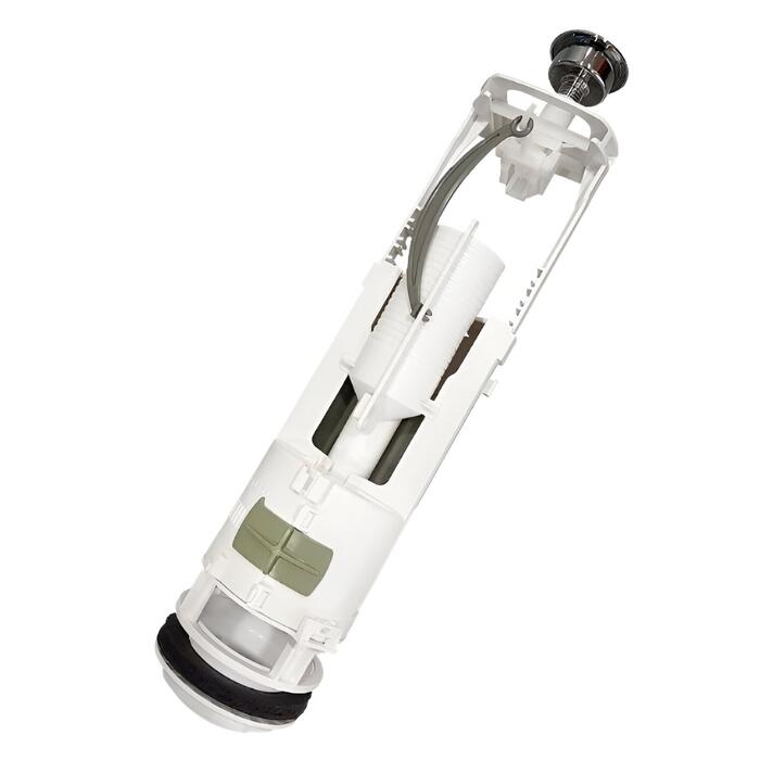 Cersanit WC izplūdes mehānisms Optima 3/6L, hromēta poga (5907720622374)
