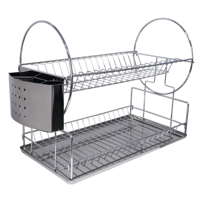 KETLER Trauku žāvētājs divstāvīgs 50x24x35cm, hromēts (4750959134276)