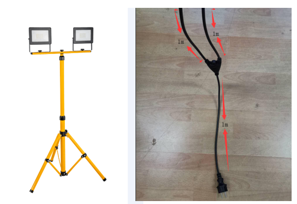 BESK Prožektors LED 2x30W  IP65 uz