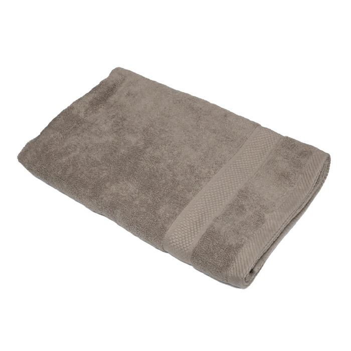 BESK Dvielis 70x140cm brūns, 100% kokvilna