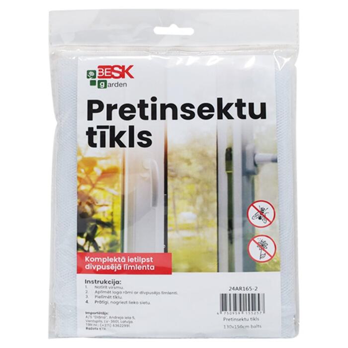 BESK Pretinsektu tīkls 130x150cm (4750959155257)