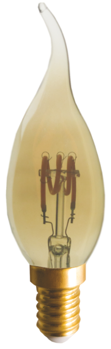 BESK LED spuldze 3W C35T E14