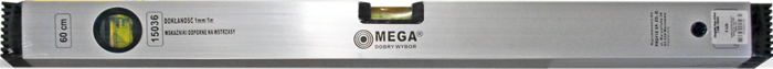 MEGA Līmeņrādis Mega  600mm 2 indik