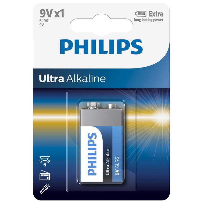 Philips Baterija Philips 6LR61/9V (8712581557133)