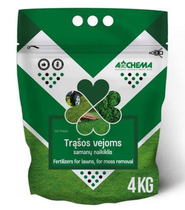 Agrochema Mēslojums sūnainam zālienam 4kg (4771509280335)