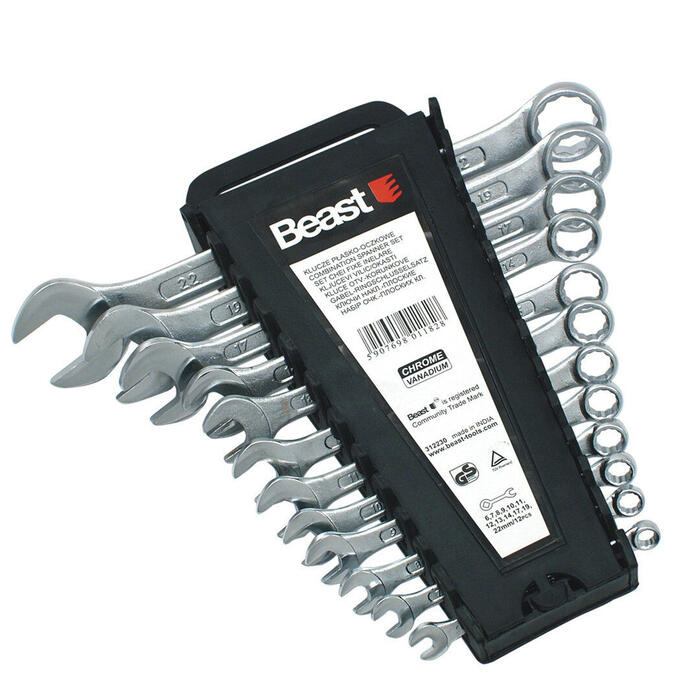 Beast Kombinētu atslēgu kompl. CV 6-22mm 12gb (5907698011828)