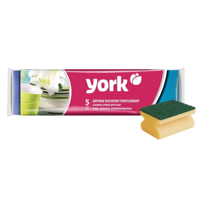 York Trauku tīrāmais sūklis profilēts NY