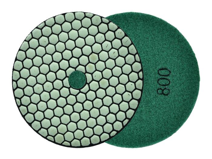 GEKO Dimanta disks sausai pulēšanai 125mm  800 keramikai (5901477165016)