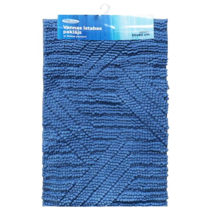 Baltic Aqua Vannas istabas paklājiņš 50x80cm Square, zils (4750959154199)