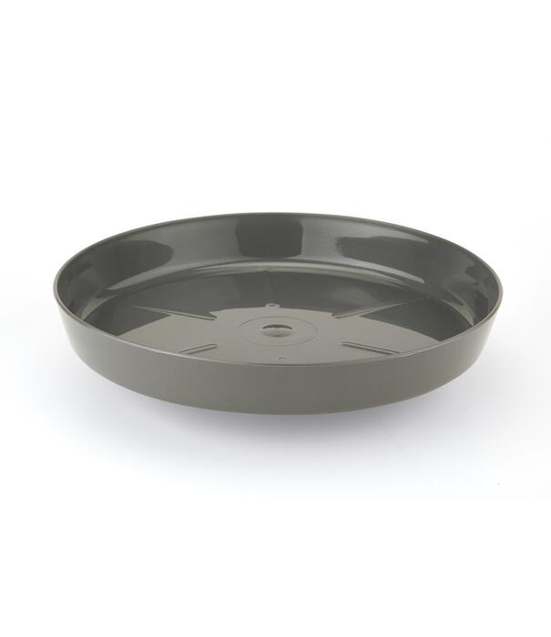 LAMELA Paliktnis puķu podam 115mm, antracīts