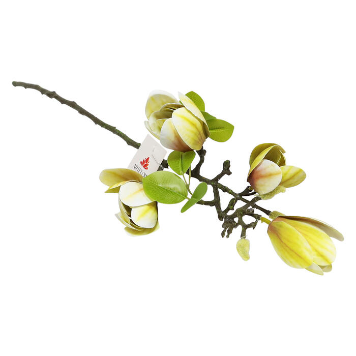 ArtFlow Mākslīgā Magnolija 68cm, balta (4750959146118)