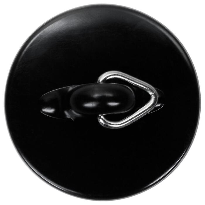 RIDDER Izlietnes aizbāznis 6cm melns, PVC