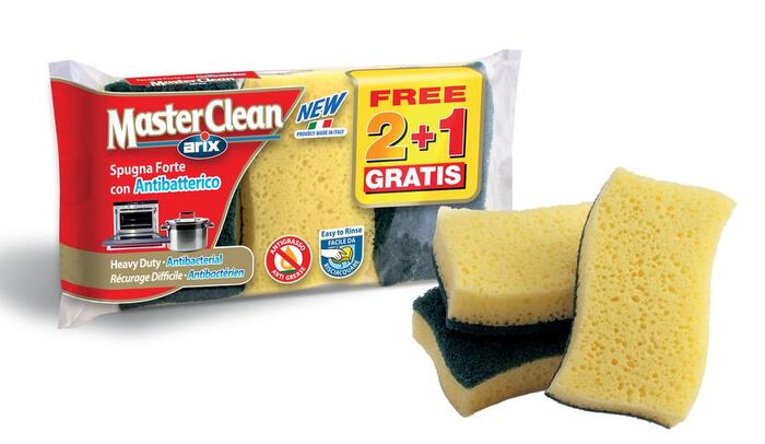 MasterClean Trauku tīrāmais sūklis MasterClean antibakt