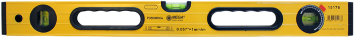 MEGA Līmeņrādis Mega pastipr.korpuss 1500mm
