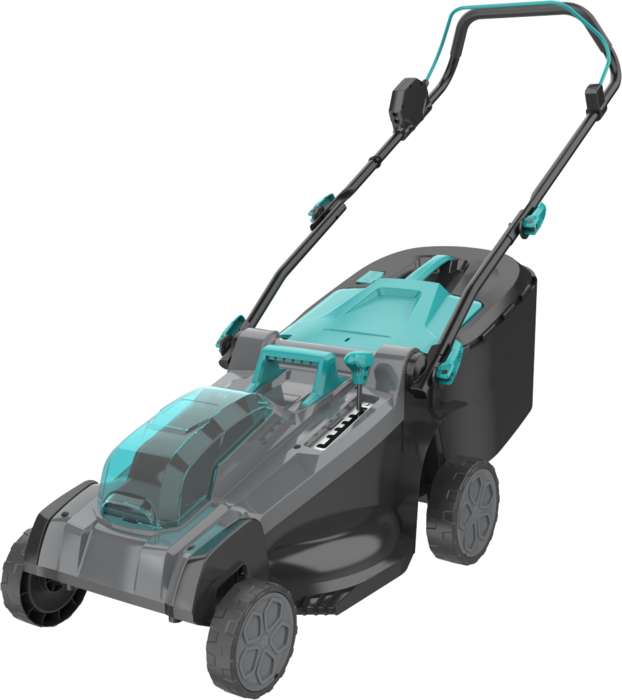 BESK Zāles pļāvējs akumulatora 2x20V/430mm/40L/ akum