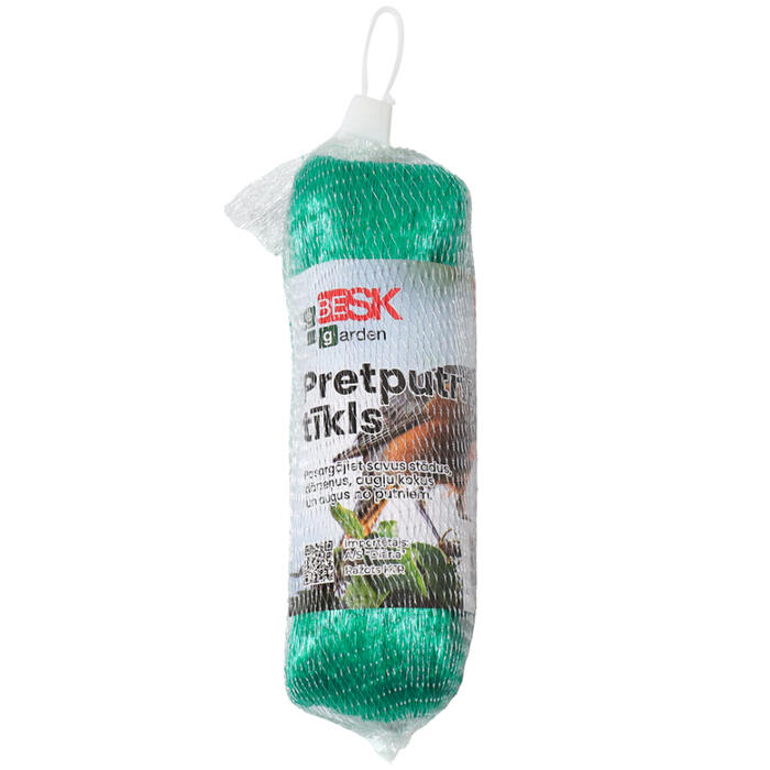 BESK Pretputnu tīkls 2mx10m, zaļš (4750959141663)