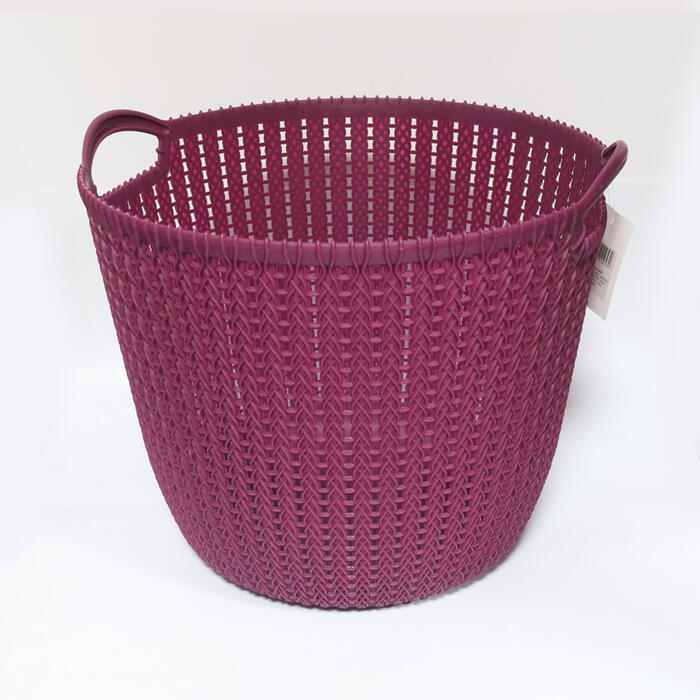 ArtFlow Grozs plastmasas apaļš 32x30x26cm Ruuby, t.sarkans (4750959119532)