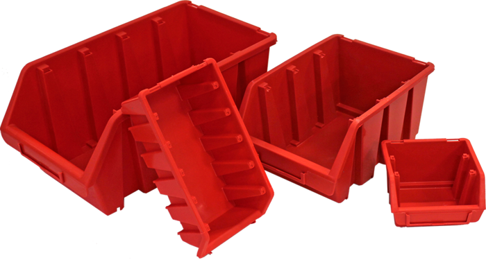 Patrol Kaste Ergobox 4 sarkana (5907763089004)