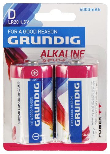 Grundig Baterija Grundig Alkaline D 2gb