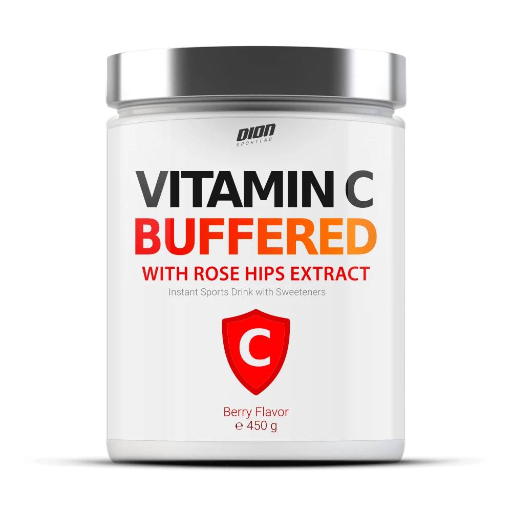 VITAMIN C BUFFERED 450 g ar mežrozīšu ekstraktu - Meža ogas