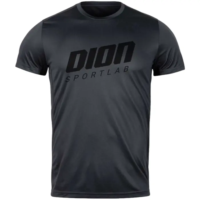 T-SHIRT L size black on dark lead