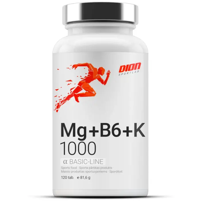 DION Mg+B6+K 1000 120 tabletes
