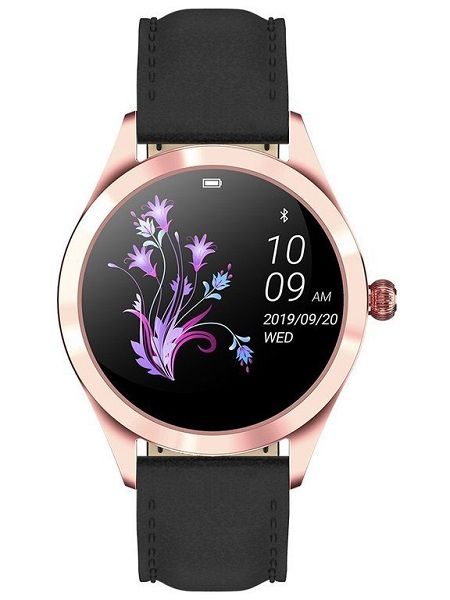 Gino Rossi Smartwatch SW017-6 r.gold/black (SG011F)
