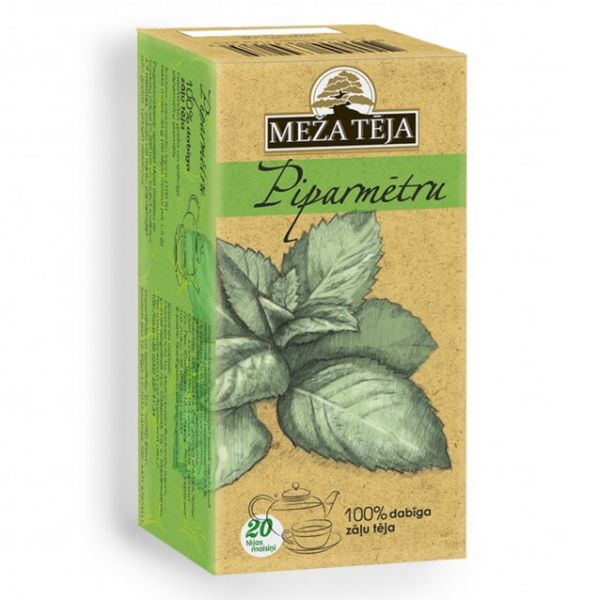 Zāļu tēja PIPARMĒTRU 20x1.5g