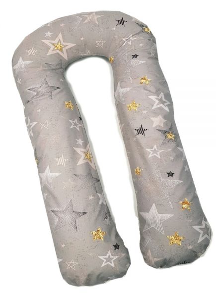 Spilvens grūtniecēm MAXI PAKAVS GREY STARS