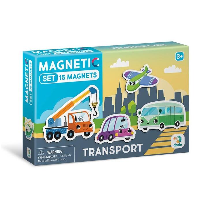 Dodo Attīstošā magnētiskā puzle Transports 1
