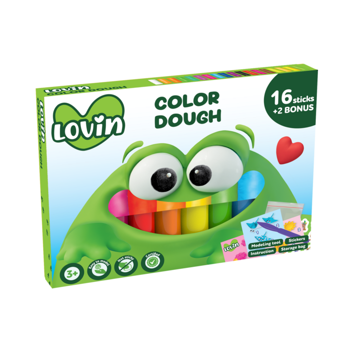LOVIN` Play dough Radošais komplekts Modelēšanas