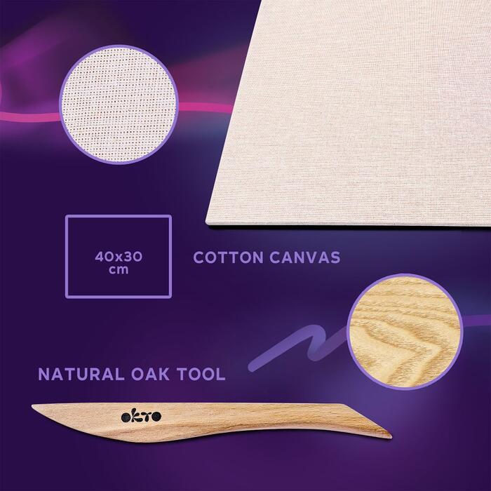 MOON LIGHT CLAY Radošais komplekts Modelēšanas