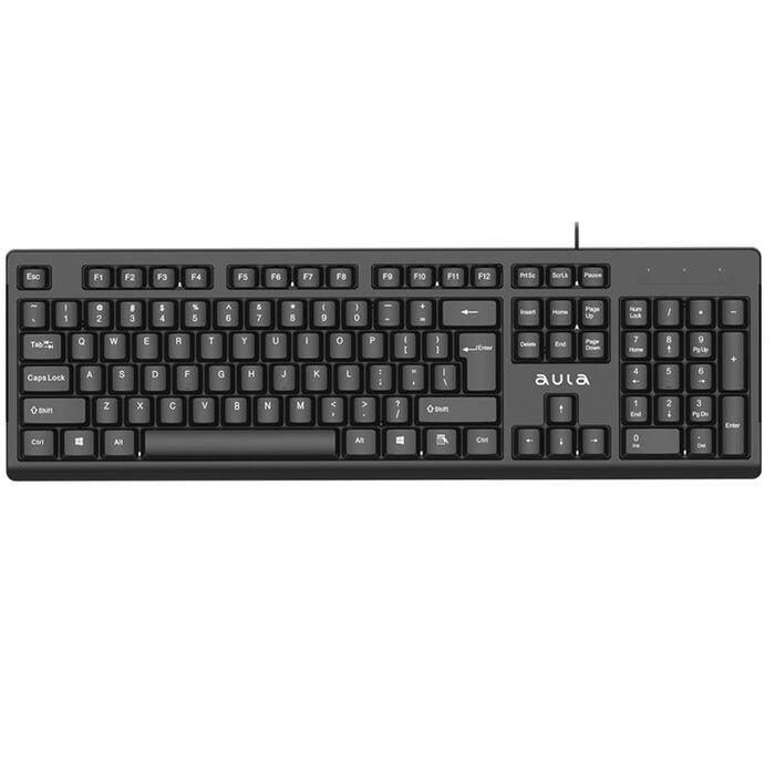 Aula AK205 Ergonomiska klusu taustiņu klaviatūra
