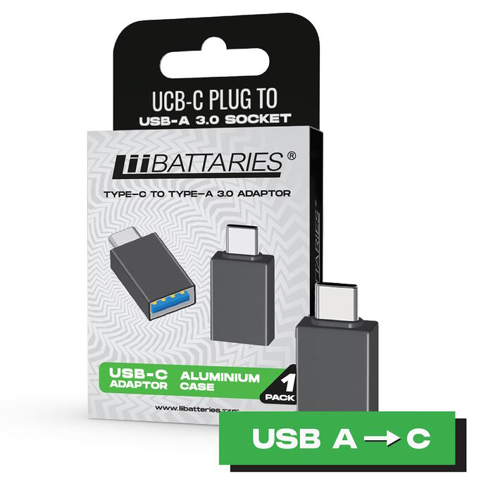 Liibattaries adapters USB-C spraudnis uz USB-A