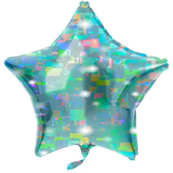 Folat Folija gaisa balons "Star" 61cm Galactic Aqua (66944)