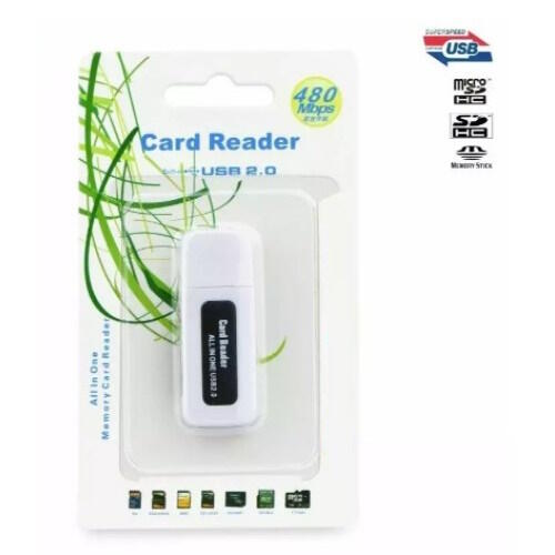 HQ USB 2.0 Флэш Устройство для чтения карт памяти 15in1 Micro SD / SD / Mini SD / XD / MS Duo / MMC Белый (HQ-SDREADER-WH)