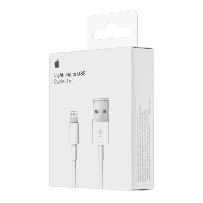 Apple MD818ZM/A USB-A на Lightning провод для передачи данных и заряда 18W 2A 1m (Blister) (MD818ZM/A)