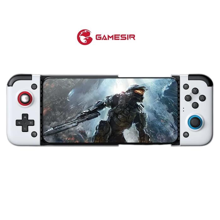 GameSir X2 Type-C 2021 Version Android Контроллер мобильныз игр с фиксатором смартфона 173mm длинной Белый (GAMESIR-X2-TYPE-C)