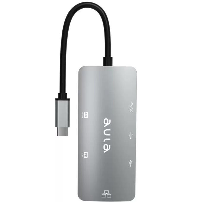 Aula UC-910 6in1 Hub adapteris USB-C