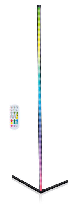 Riff LED RGB+balta stūra lampa 360LM
